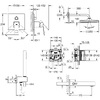 Grohe UA26417SC2 Eurocube Tempesta Cube 250 Набір для комплектації душу з виливом, 3 споживачі
