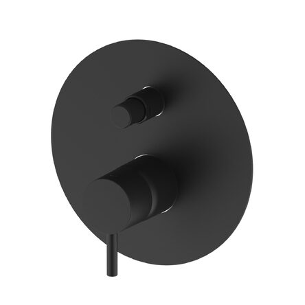 Devit 1502X140B ART Змішувач прихованого монтажу д/ванни, чорний матовий
