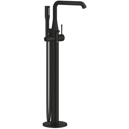 Grohe 25248KF1 Essence Зовнішня частина змішувача д/ванни з ручним душем і перемикачем, підлоговий, чорний матовий