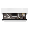 Devit 071735W ART 2.0 Тумба 100 біла з білою овальною раковиною