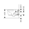 Hansgrohe 60193450 EluPura S Підвісний унітаз 540 rimless, білий