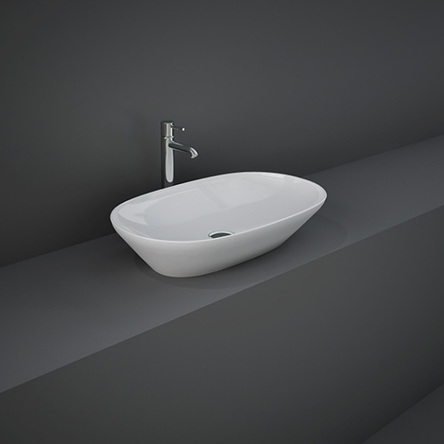 Rak ceramics VARCT36000AWHA VARIANT Раковина на стільницю,овальна, білий глянець, 60 см