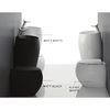 Rak ceramics CLOWC1446504A+CLOSC3901504 CLOUD Унітаз підвісний з кришкою Duroplast, SLIM, Soft Close, Quick Release, безобідковий, чорний матовий