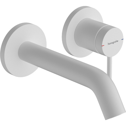 Hansgrohe 73350700 HG Tecturis S Зовнішня частина змішувача для раковини зі стіни EcoSmart 16,5 cm, білий матовий