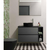 Rak ceramics FEECT4200504A FEELING Раковина на стільницю, кругла, Matt Black, d42см