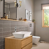 Hansgrohe 72591000 Rebris E Змішувач д/раковини 240 CoolStart EcoSmart+ з д/к, хром