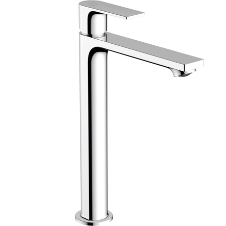 Hansgrohe 72591000 Rebris E Змішувач д/раковини 240 CoolStart EcoSmart+ з д/к, хром