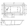 Devit 17075234 Comfort Plus Ванна 170x75 біла + ніжки 207093