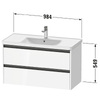Duravit K25284079790000 Тумба Ketno2- 100 см, колір натуральний горіх