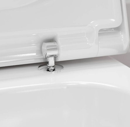 Hansgrohe 60148450 EluPura S Кришка для унітазу soft-close, top fix, білий