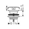 Hansgrohe 50001000 Донний клапан д/раковини