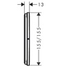 Hansgrohe 15573000 HG ShowerSelect Comfort E Перемикач режимів прихованого монтажу на 3 режими, хром