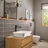Hansgrohe 72591670 HG Rebris S Змішувач д/раковини 240 CoolStart EcoSmart+ з д/к, чорний матовий