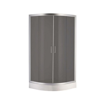 Devit FEN0301GDEV NYMFA (NEW) Душова кабіна + піддон FTR0609, скло сіре, 900x900(2 уп)