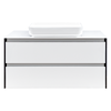 Devit 0022160W CITY Тумба 100 з раковиною, білий глянцевий колір (2пак)