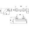 Devit 5040040 QUADRA Змішувач для душу, хром