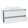 Devit 0022160W CITY Тумба 100 з раковиною, білий глянцевий колір (2пак)
