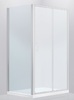 Devit FEN8290 FRESH Панель бічна, універсальна, 90*190 хром/прозоре скло
