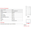 SanSwiss AN13D08005007 Annea Душові дверцята кріплення справа,хром/прозоре скло