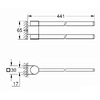 Grohe 41219KF0 Selection Тримач д/рушників, чорний матовий