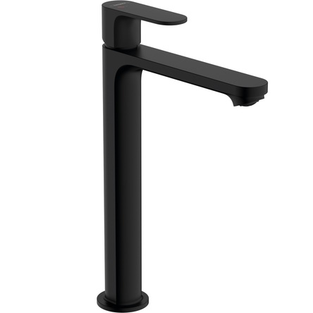 Hansgrohe 72590670 Rebris S Змішувач д/раковини 240 CoolStart EcoSmart+ з д/к, чорний матовий