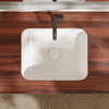 Hansgrohe 60154450 Xuniva Q Раковина прямокутна під стільницю, з переливом 450 x 350, білий
