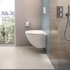 Rak ceramics SENWC1446AWHA+SENSC3901WH RAK SENSATION Унітаз підвісний безобідковий з кришкою, білий 52см