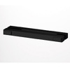 SanSwiss SOLF1G09000607 BlackLine Solino Двостворкові двері, ширина 900 мм, петлі зліва, скло прозоре, проф. чорний мат