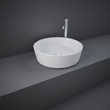 Rak ceramics FEECT4200500A FEELING Раковина на стільницю, кругла, білий матовий, d 42см
