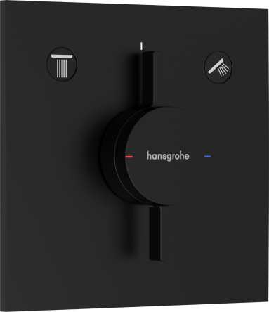 Hansgrohe DUO TURN E смеситель для 2 пользователей,  СМ, цвет черный матовый - 75417670