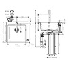 Hansgrohe Кухонна мийка кам`яна C51-F450-06 43217000 - 43217000