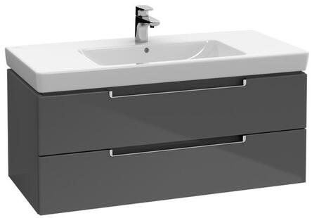 Villeroy&Boch SUBWAY 2.0 тумба 98,7*52*44,9см, пiд раковину, пiдвiсна, колiр сiрий глянець - A69710FP