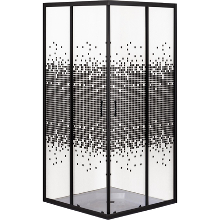 Душова кабіна квадратна без піддона ODRA N90TB.Mosaic Bravo (1уп.)