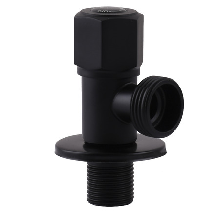 Quality Professional Кран кульовий кутовий Professional 1/2?X3/4? NV-QP888 BLACK