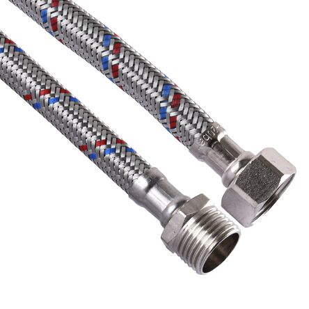Шланг нержавіюча сталь ECO FIX 1/2?х1/2? ЗВ 2,0 м EPDM