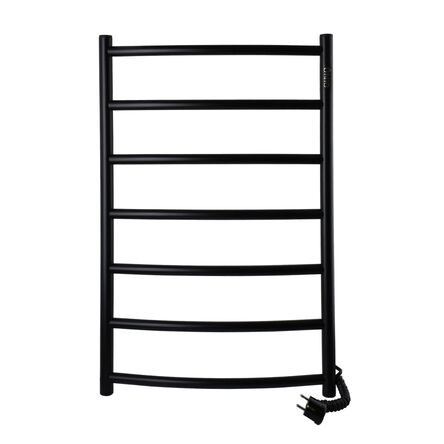 Рушникосушарка Unio LD ER 700-500-7 BLK Драбинка Дуга електро чорна