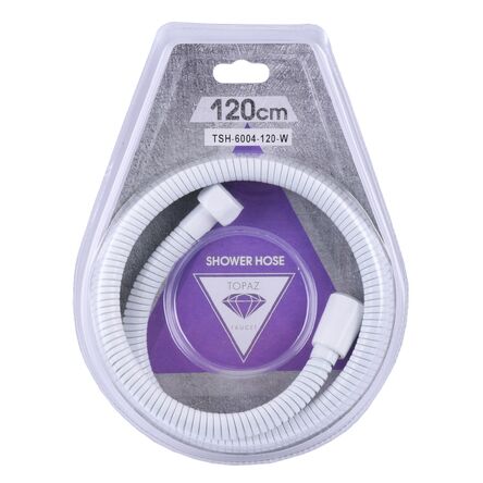 Шланг душовий Topaz TSH-6004-120-W 120см