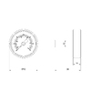 Термометр Icma 40 мм 0-120°С №206 - 872060120