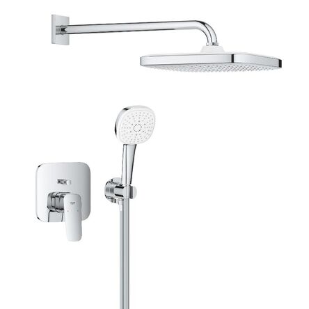 Душова система Grohe Cubeo, прихованого монтажу з Tempesta 250, без вбудованої частини Smart Box, хром (1053360000)