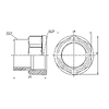 Перехід SD Forte 3/4" ВЗ SF3602020