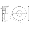 Футорка SD Forte 2"х3/4" ЗВ SF3745020