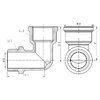 Кутик SD Forte 1/2" ВЗ хром SF372H15
