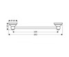 Hansgrohe Axor Carlton Полотенцедержатель 600мм хром - 41406000