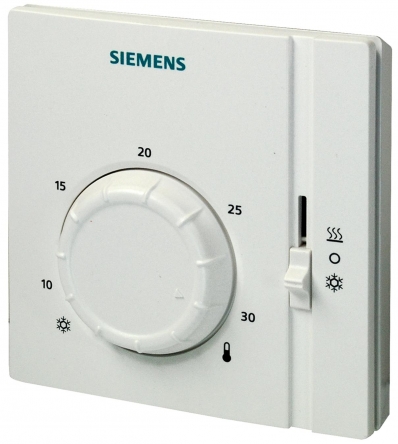 Siemens Електромеханічний кімнатний термостат з перемикачем режимів - RAA41