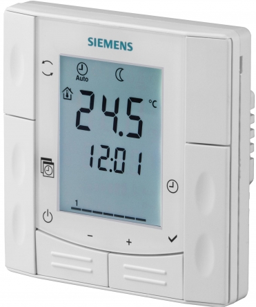 Siemens Кімнатний термостат для напівзаглибленого монтажу (16 А) - RDE410/EH