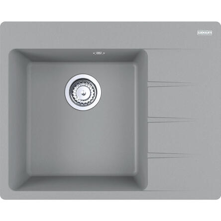 Кухонна мийка Franke Centro CNG 611-62 TL, накладна, крило праворуч, 62х50, граніт сірий камінь (114.0630.461)