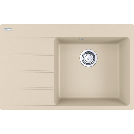 Кухонна мийка Franke Centro CNG 611-78 TL, накладна, крило ліворуч, 78х50, граніт бежевий (114.0630.467)