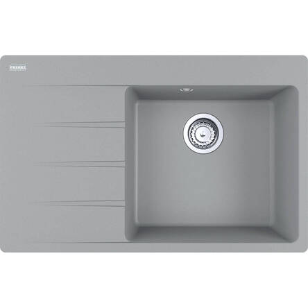 Кухонна мийка Franke Centro CNG 611-78 TL, накладна, крило зліва, 78х50, граніт сірий камінь (114.0630.469)