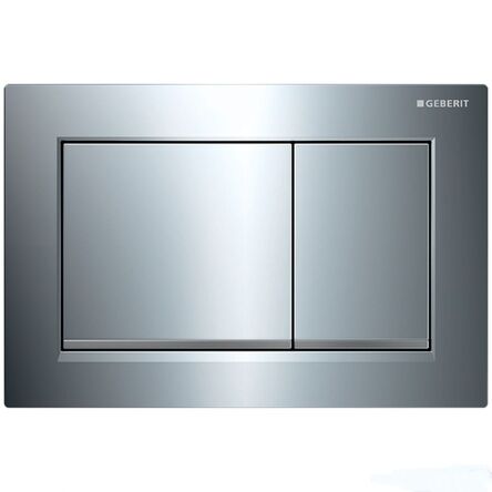 Кнопка змиву Geberit Omega30, хром глянець/матовий хром (115.080.KH.1)