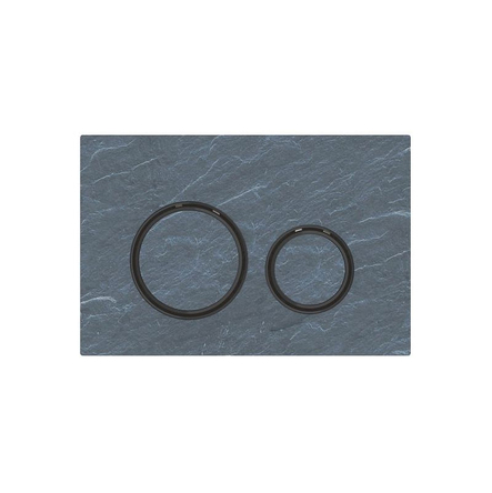 Кнопка змиву Geberit Sigma21, сланець Mustang/чорний хром (115.651.JM.1)